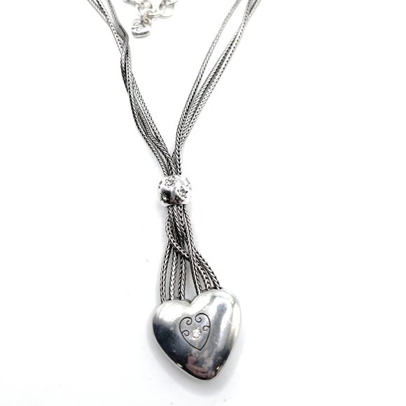Brighton Sparkling Heart Necklace 4829 - Picture 2 of 3